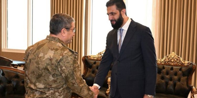 Genelkurmay Başkanı Orgeneral Bayraktaroğlu, Suriye Cumhurbaşkanı Şara ile görüştü