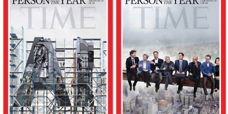 Teknoloji devlerini buluşturan kapak! “Yılın Kişisi” seçildiler