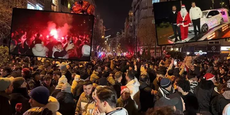 İstanbul’da yeni yıl coşkuyla karşılandı