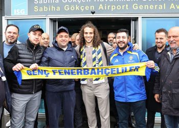 Matteo Guendouzi Fenerbahçe için İstanbul’a geldi
